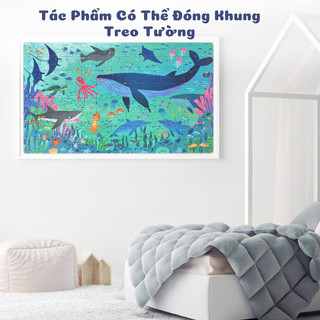 Bộ Xếp Hình Lắp Ráp Mideer Vali Gift Box Puzzle Khủng Long, Ô Tô , Đại Dương Cho Bé Phát Triển Tư Duy, Vừa Học Vừa Chơi