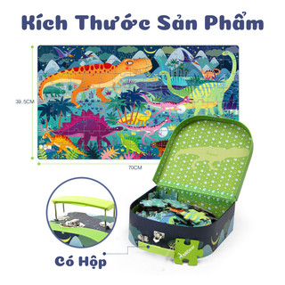 Bộ Đồ Chơi Xếp Hình Mideer Vali Box Puzzle 104 Mảnh - Đồ Chơi Giáo Dục Sớm Phát Triển Tư Duy Não Bộ, Quà Tặng Cho Bé