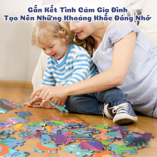 Bộ Đồ Chơi Xếp Hình Mideer Vali Box Puzzle 104 Mảnh - Đồ Chơi Giáo Dục Sớm Phát Triển Tư Duy Não Bộ, Quà Tặng Cho Bé