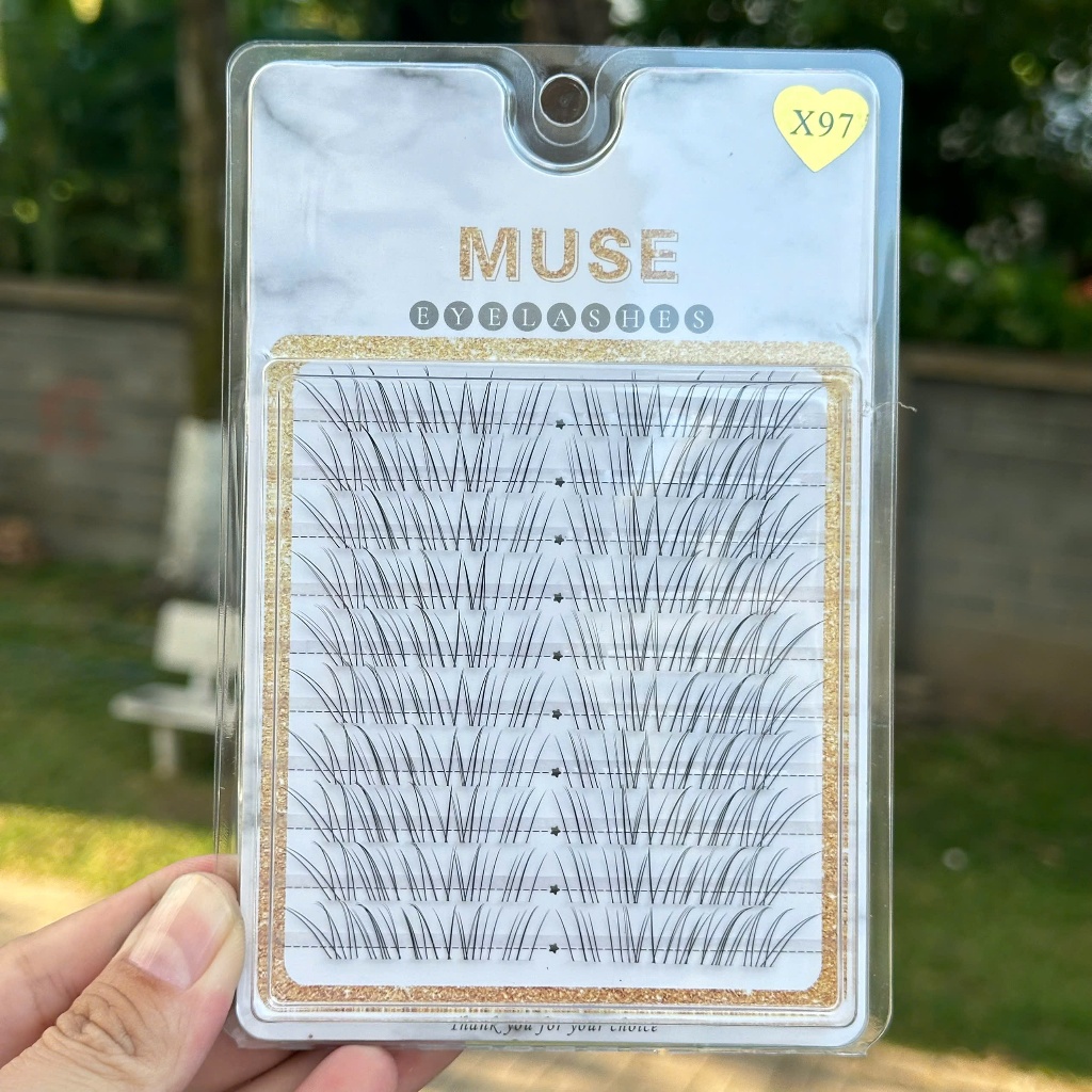 Top Mi Rời Muse, Mi cụm 10 hàng, Lông Mi Giả Cụm Cao Cấp (Full mã) - Lashes Bling