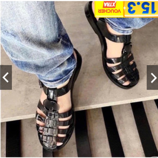 Dép RỌ Nam _Dép SanDal Có Khoá Vít Chắc Chắn, Chất Cao Su Đúc Nguyên Khối, Êm Nhẹ, Thóng Mát Size 37-43.
