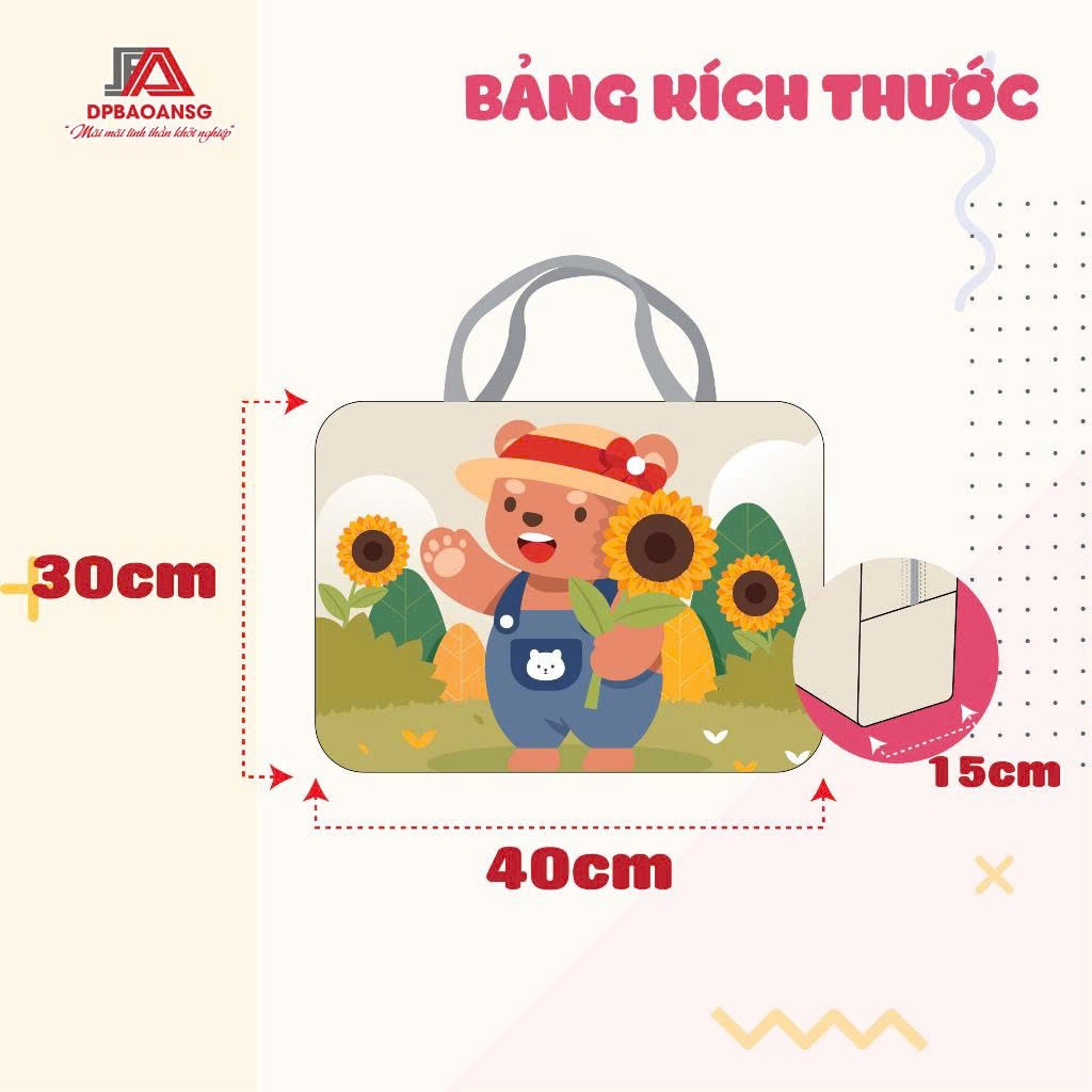 Túi Đựng Chăn Mền Chống Thấm, Ngăn Rộng, Nhiều Màu Cho Bé Mầm Non, Dân Văn Phòng