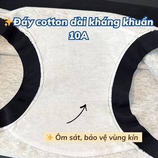 Quần lót nữ cotton kháng khuẩn dáng boxer cạp vừa tôn dáng sexy đáy lót nâng cấp mở rộng DEVRI L5284