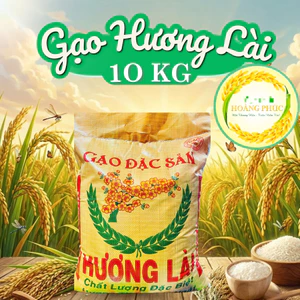 Gạo Hương Lài Long An Mới Bao 10kg, Dẻo Mềm, Thơm Hương Lài Tự Nhiên