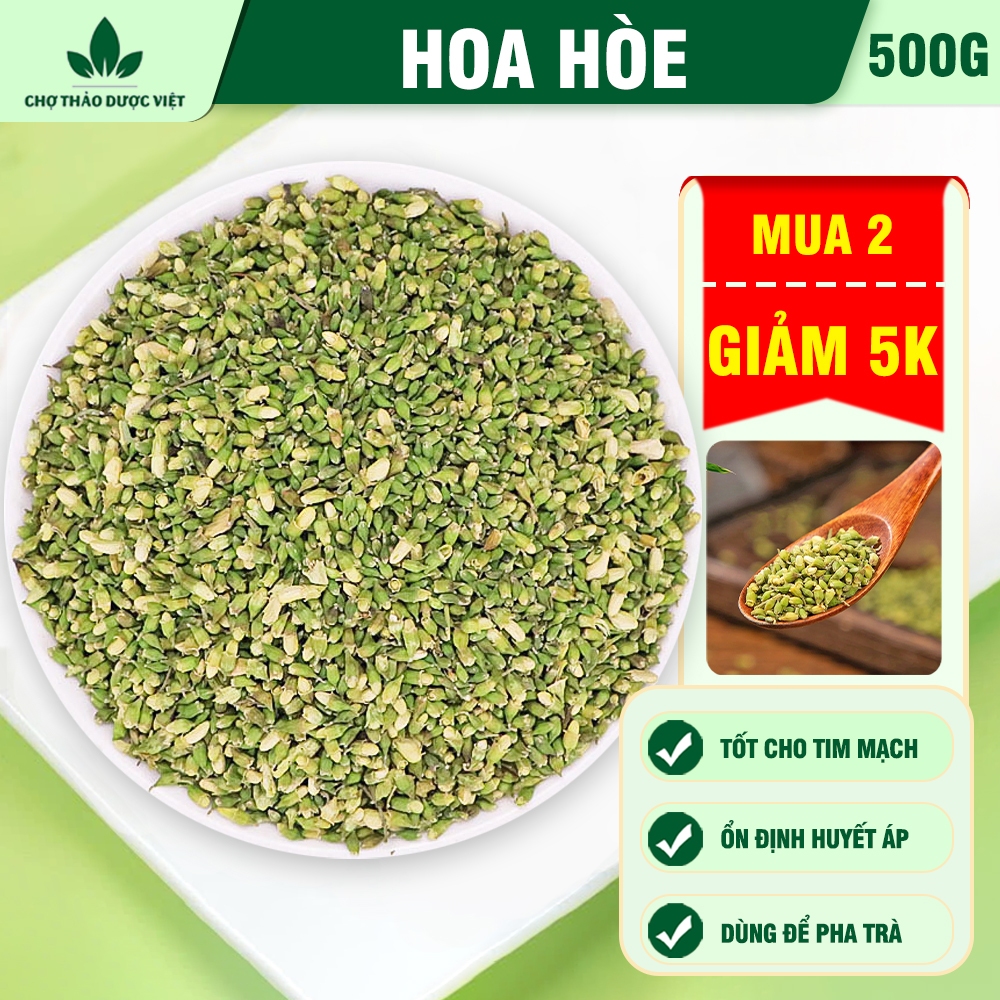 Hoa hòe 500g, nụ hoa hòe đã sao thơm, nguyên nụ, khô, sạch, không lẫn tạp chất - Chợ Thảo Dược Việt