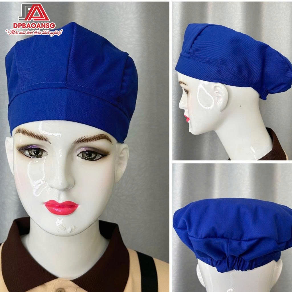 Nón Beret Đồng Phục Bếp Nhà Hàng, Quán Ăn – Nhiều Màu, Có Bo Chun Sau, Dễ Đội Gọn Gàng | BigBuy360 - bigbuy360.vn