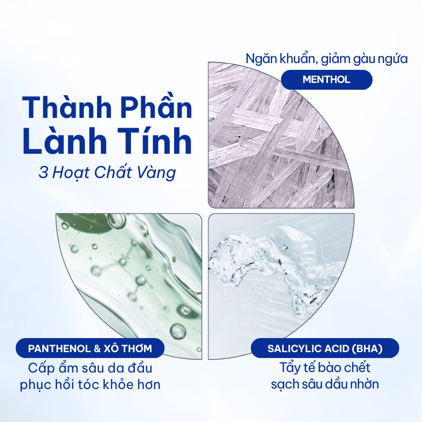 Tẩy tế bào chết da đầu Compliment Scalp Expert muối biển 300ml – Giúp sạch dầu, giảm ngứa, mượt tóc