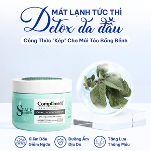 Tẩy tế bào chết da đầu Compliment Scalp Expert muối biển 300ml – Giúp sạch dầu, giảm ngứa, mượt tóc