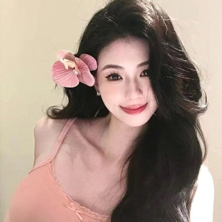 Kẹp tóc hoa lan hồ điệp phụ kiện đi biển hot trend dễ thương nhiều màu sắc