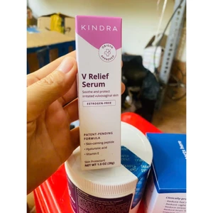 Serum V Relief dưỡng ẩm dịu nhẹ cho da nhạy cảm Ki.n.dra 28g,cân bằng độ pH cho phụ nữ