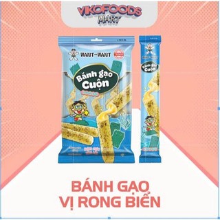 BÁNH GẠO CUỘN WANT WANT - GÓI 180GR [DATE MỚI]