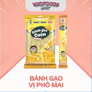 BÁNH GẠO CUỘN WANT WANT - GÓI 180GR [DATE MỚI]