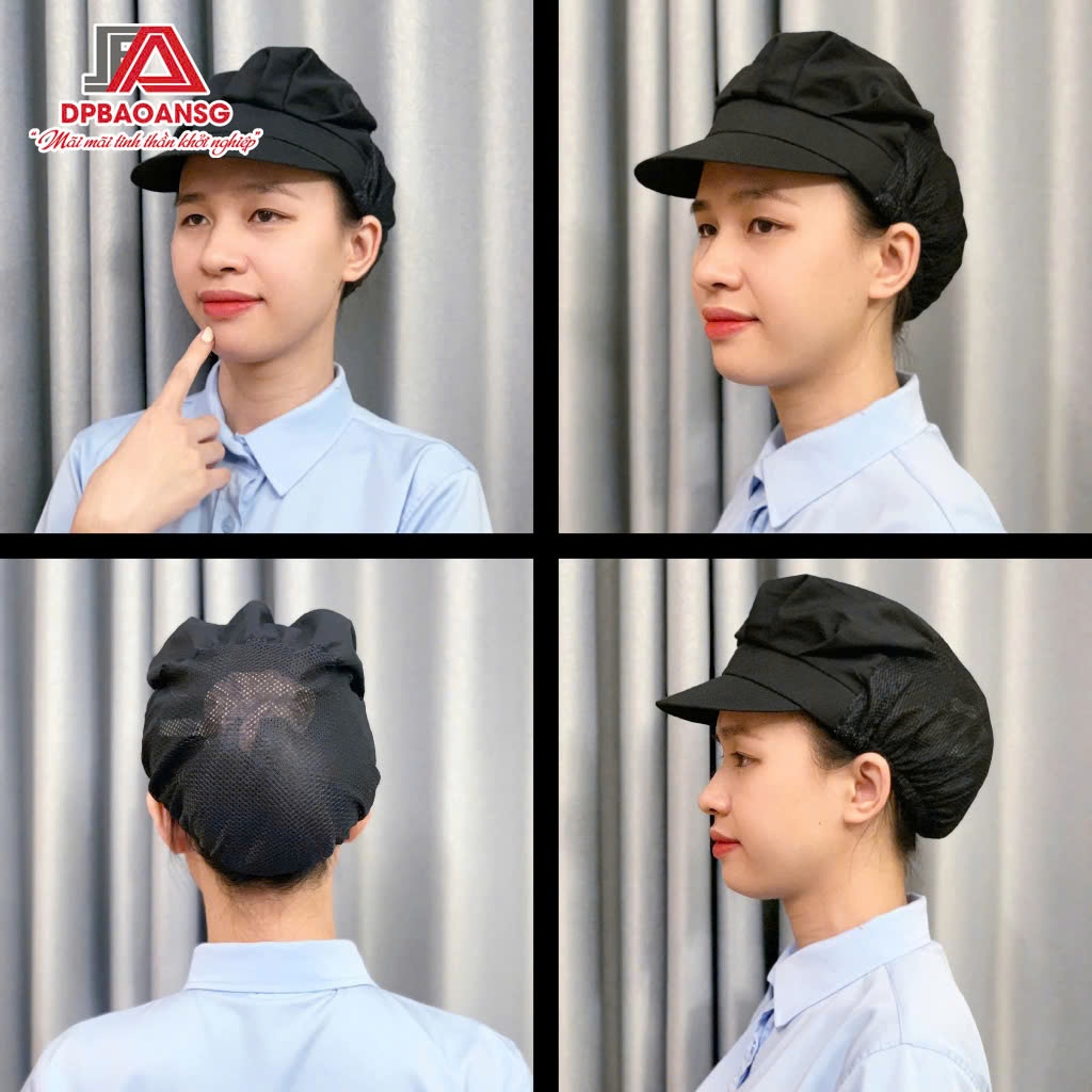 [COMBO] Nón Lưới Ngắn Trùm Tóc Công Nhân Thực Phẩm, Thủy Sản – Thoáng Mát, Nhiều Màu, Dễ Đội Cho Nam Nữ