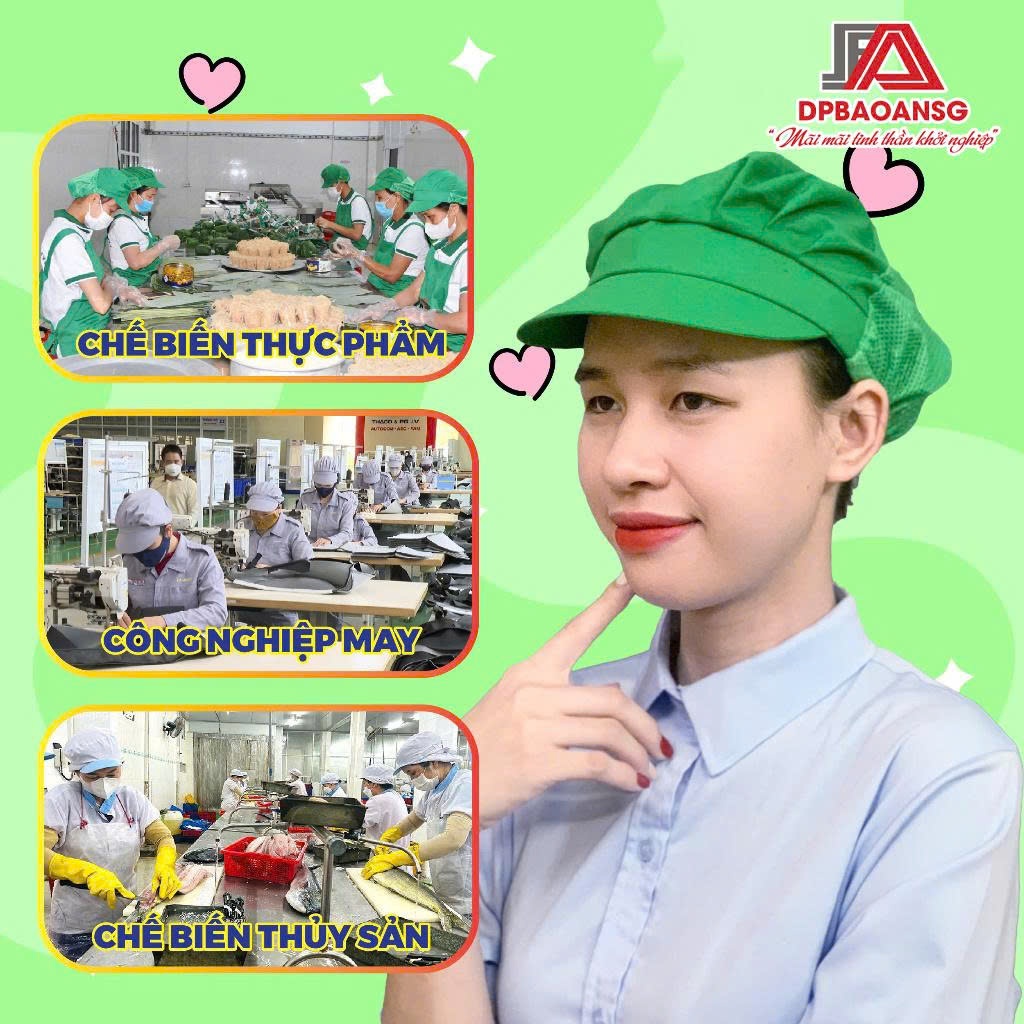 [COMBO] Nón Lưới Ngắn Trùm Tóc Công Nhân Thực Phẩm, Thủy Sản – Thoáng Mát, Nhiều Màu, Dễ Đội Cho Nam Nữ