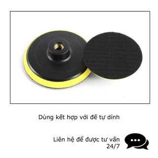 Miếng phớt pad nỉ đánh bóng kính, inox size 3-5-7inch tự dính