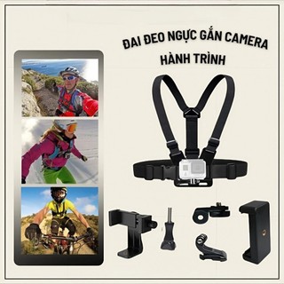 Dây Đeo Ngực Gắn Điện Thoại – Giá Đỡ Điện Thoại Xoay 360°, Chống Rung, Quay POV, Du Lịch & Thể Thao