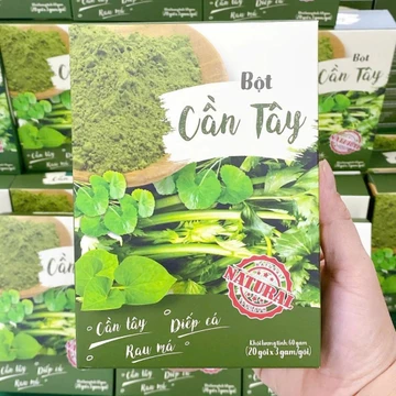 ✅ [Chính Hãng] Bột Cần Tây Diếp Cá Rau Má Hộp 20 Gói ✅ Trắng sáng da đẹp dáng giải nhiệt mát gan thanh lọc cơ thể