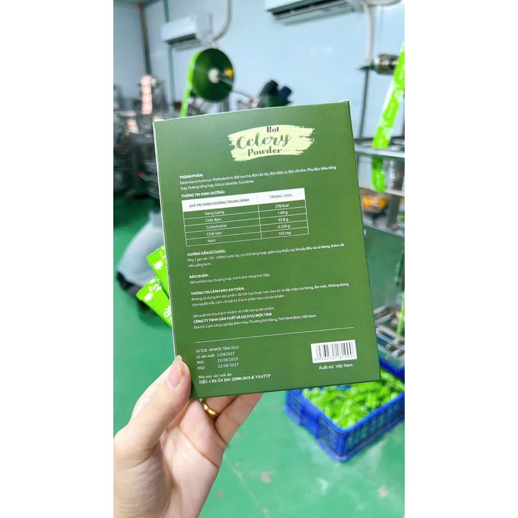 Bột Cần Tây Diếp Cá Rau Má Chính Hãng Cao Cấp ✅ Trắng sáng da đẹp dáng giải nhiệt mát gan thanh lọc cơ thể hộp 20 gói