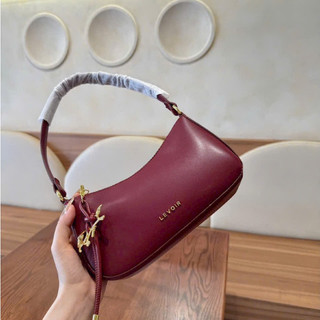 Túi xách nữ đeo vai size 22cm chất da lì mềm cao cấp dáng basic dễ phối MIE BAG