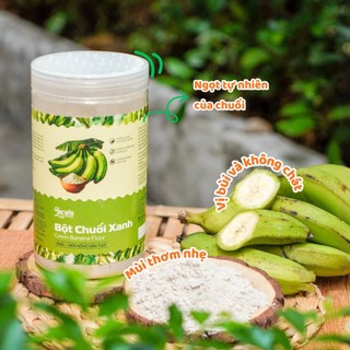 Bột Chuối Xanh Lạc Yên Foods  Làm Từ Chuối Xanh Tươi Giàu Tinh Bột Kháng
