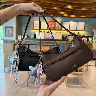 Túi xách nữ kẹp nách cầm tay size 24 da PU cao cấp tặng kèm charm sao MIE BAG