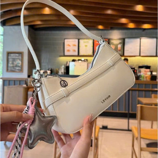 Túi xách nữ kẹp nách cầm tay size 24 da PU cao cấp tặng kèm charm sao MIE BAG