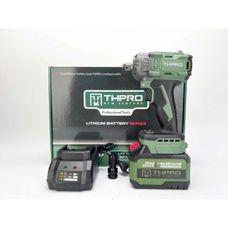 Máy siết bulong THpro 400NM + 1 pin 15cell + 1 sạc,động cơ không chổi than,chân pin phổ thông