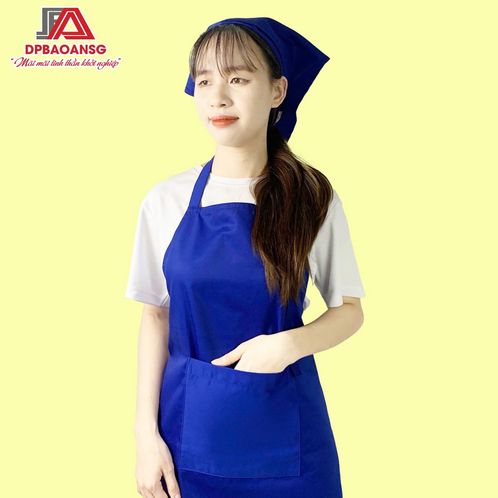 Tạp Dề Dài Màu Xanh Bích, Xanh Lá, Tạp Dề Quán, Nhà Bếp Tiện Lợi Cho Nam Và Nữ