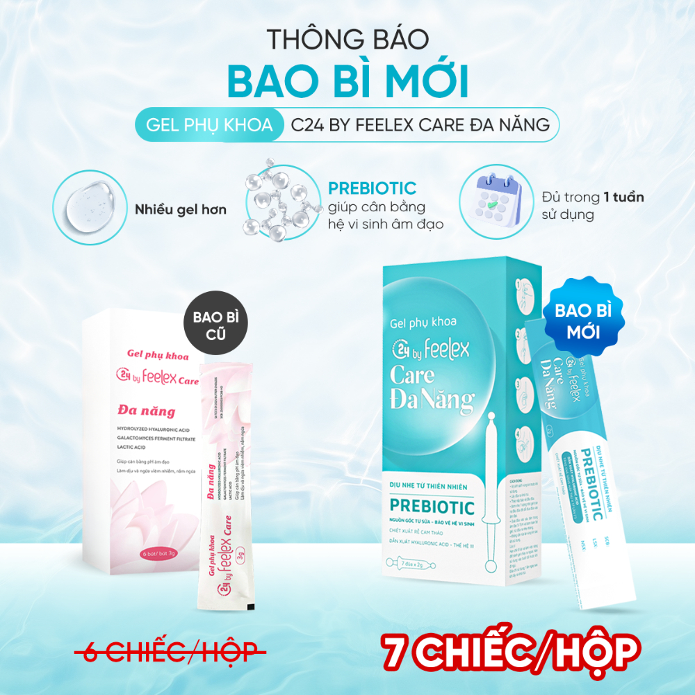 Đũa thần C24 by Feelex Care đa năng, gel vệ sinh làm sạch vùng kín, an toàn lành tính, dạng bút