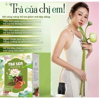 ✅ Trà Sen Gạo Lứt Linh Chi [Chính Hãng Cao Cấp] ✅ Trà giảm cân giảm béo ngủ ngon tuần hoàn máu thanh nhiệt hộp 30 gói