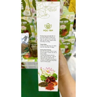 Trà Sen Gạo Lứt Linh Chi Chính Hãng Cao Cấp Hộp 30 Gói ✅ Trà giảm cân giảm béo ngủ ngon tuần hoàn máu thanh nhiệt đẹp da