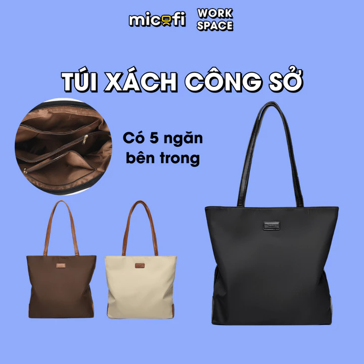 Women's Elegant Canvas Tote Bag – for Work
