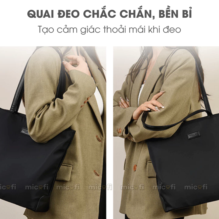 Women's Elegant Canvas Tote Bag – for Work – 7