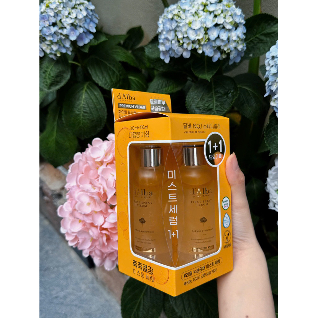 Combo 2 chai Serum dạng xịt khoáng căng bóng da First Spray Serum 100ml - Mist Serum - Hàn Quốc