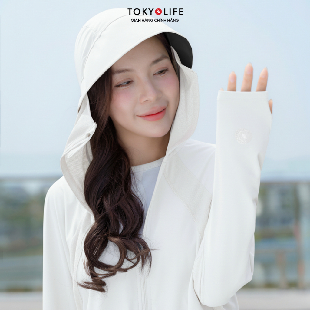 Áo Khoác Chống Nắng Chống Tia UV Nữ Sunstop Ice Form Babydoll Chất Su Lạnh Thoáng Mát 40003391 - TOKYOLIFE