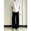 Quần Jean Nam FABUMAN ống SUÔNG chất bò denim cạp cao màu xanh đen phong cách RETRO bigsize