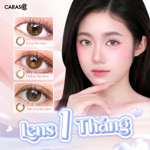 BST Kính Áp Tròng Khoá Ẩm 12H 1 Tháng Nhiều Màu CARASE, Lens Cận Cực Hot Trend