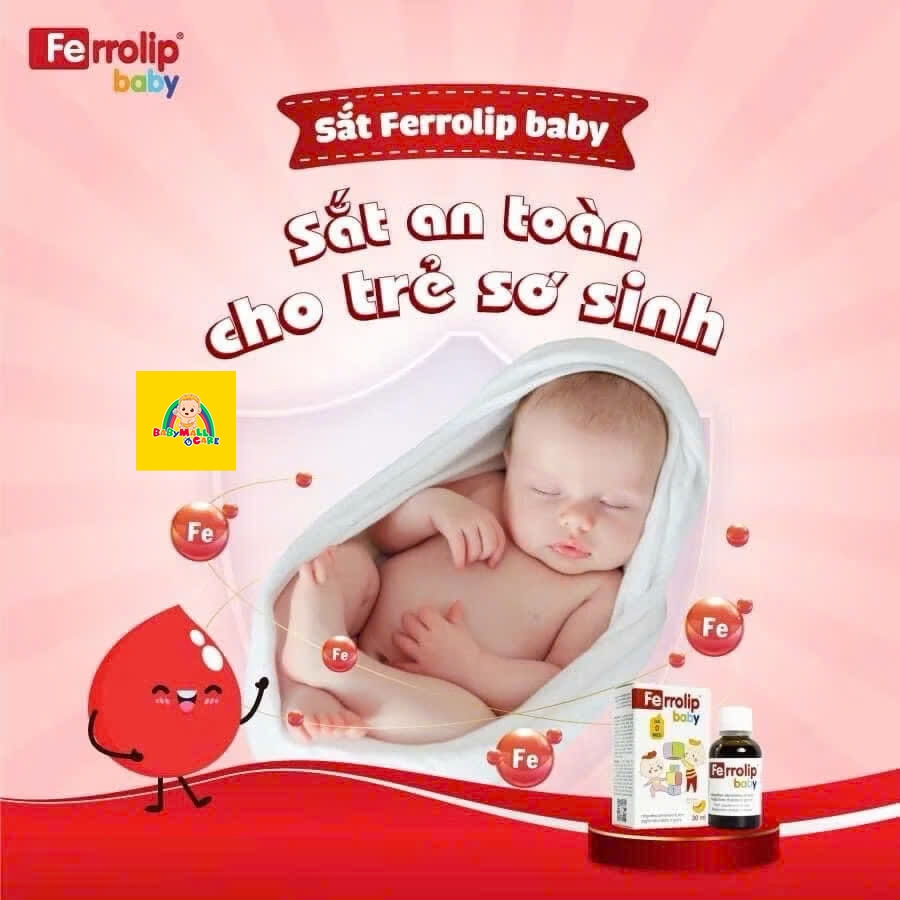 Sắt Hữu Cơ FERROLIP KIDS Bổ Sung Sắt Cho Bé - Dạng Bột Dành Cho Bé Từ 1 Tuổi và Dạng Lỏng Cho Bé 0M+