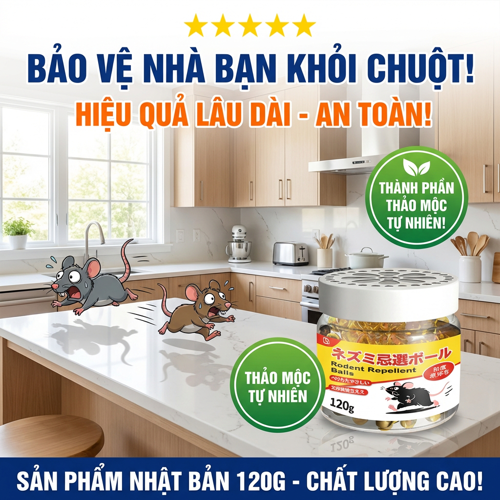 Công nghệ Nhật Bản - gel đuổi chuột - sáp đuổi chuột, hiệu quả nhanh thấy rõ - mua 1 tặng 1 120g