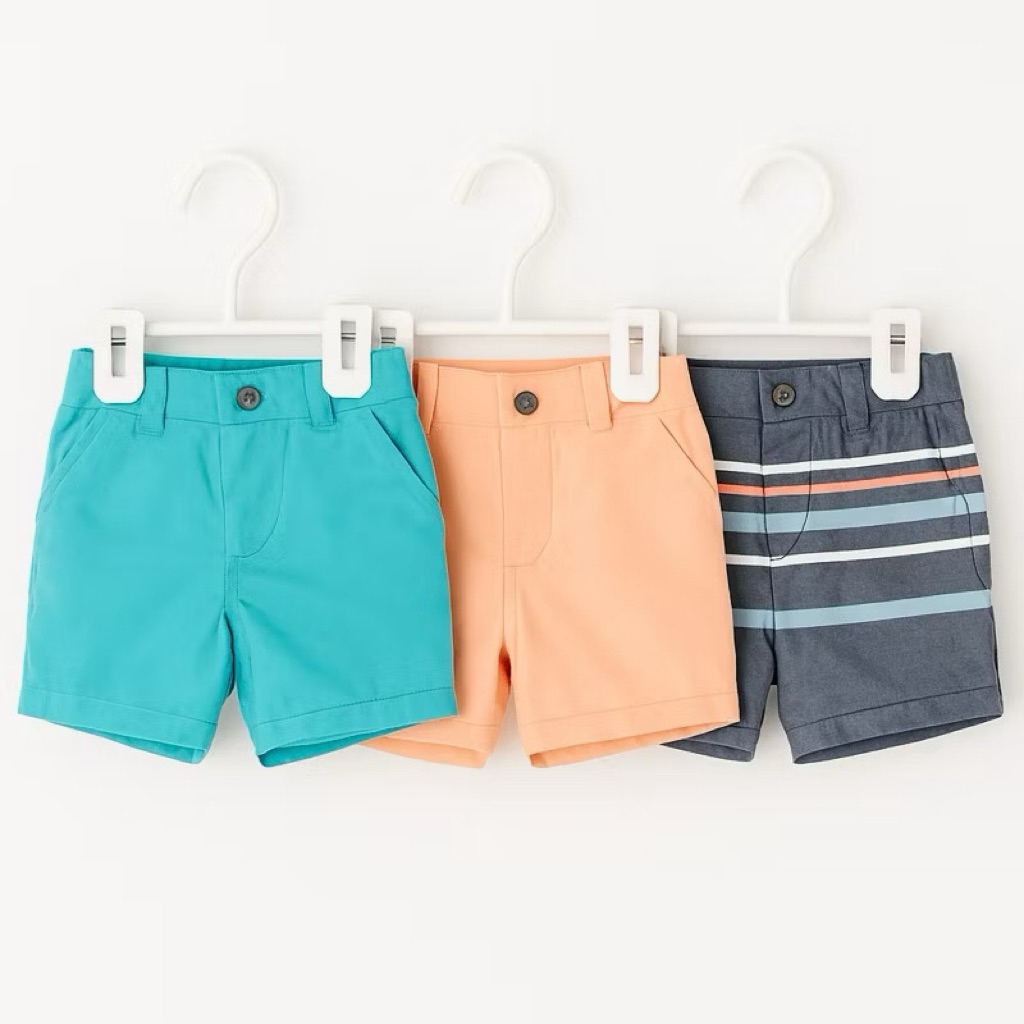 Quần Đùi Bé Trai 3M–4Y Xuất Dư – Quần Short Bé Trai Đi Biển Mềm Mát F0820 F0016 E0426 L080 B031 C1850