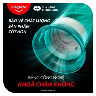 [LS] Bộ 2 kem đánh răng Colgate vòi nhấn thông minh Optic White Radiant Glow trắng răng, khóa chân không 130g/ống