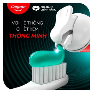 [LS] Bộ 2 kem đánh răng Colgate vòi nhấn thông minh Total Pro Clean, khóa chân không hạn chế tiếp xúc vi khuẩn 130g/ống