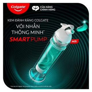 [LS] Bộ 2 kem đánh răng Colgate vòi nhấn thông minh Optic White Radiant Glow trắng răng, khóa chân không 130g/ống