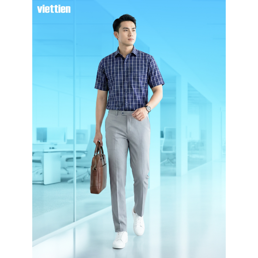 Quần Tây 0Ply VIETTIEN vải Poly form REGULAR VT00000357