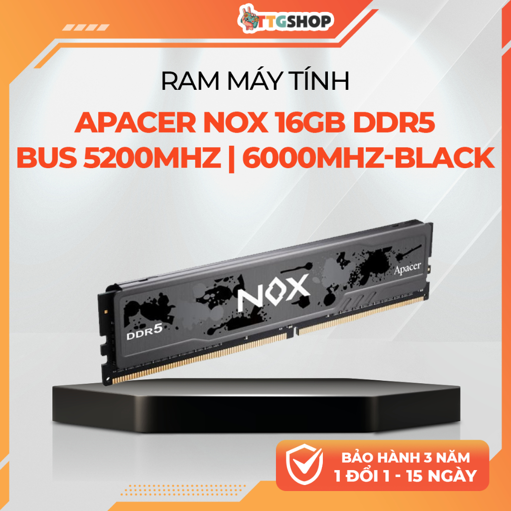 Apacer NOX DDR5 16GB 6000MHz CL40