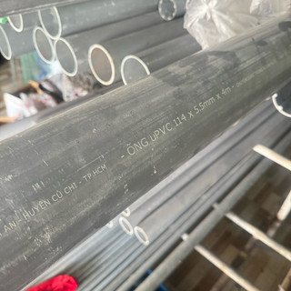Ống PVC Trường Phát Phi 60 90 114 Cắt Lẻ 0.5m 1m (ống thường)