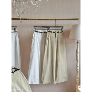 Quần Kaki Suông Kèm Đai Chuẩn Linh Hoàng