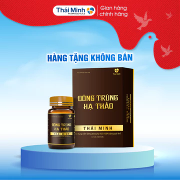 [Hàng Tặng Ko Bán] - Đông Trùng Hạ Thảo Thái Minh Lọ 20 Viên - Chứa Nấm Đông Trùng Hạ Thảo, Bồi Bổ Cơ Thể - Loại Cao Cấp