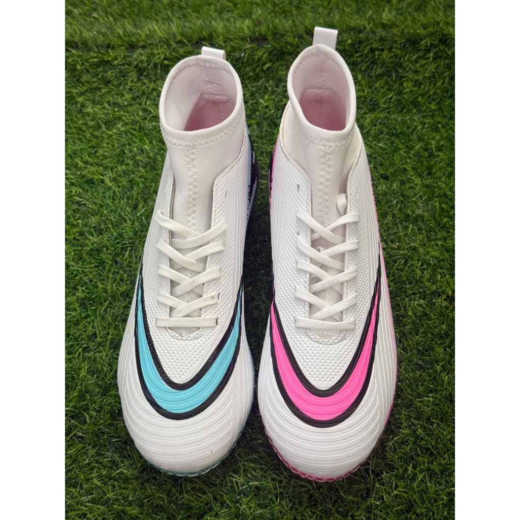 Giày đá bóng cổ cao TheGoal FG1, khâu FULL đế đinh FG sân cỏ tự nhiên, TẶNG TÚI RÚT + TẤT
