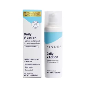Kindra Daily V light=we=ight vagi=nal moisturizer desi=gned to rel=ieve dr;yne;ss, itc=hing, and int=imate di=sc'o;m;fo